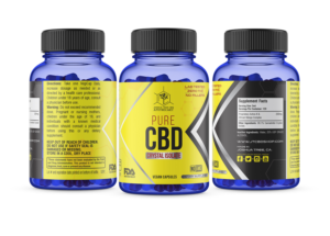 Joshua Tree CBD Apothecary needs label for CBD capsule bottles | Label Design by Vishal Vishwakarma 