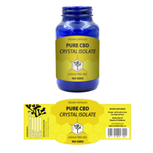 Joshua Tree CBD Apothecary needs label for CBD capsule bottles | Diseño de Etiqueta por Ashley Erasmus