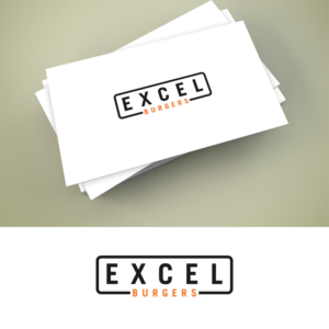 Excel Burgers / with the sign in the picture (In middle) / Born in SF (in the bottom of the logo) | Logo Design by ClearDesign