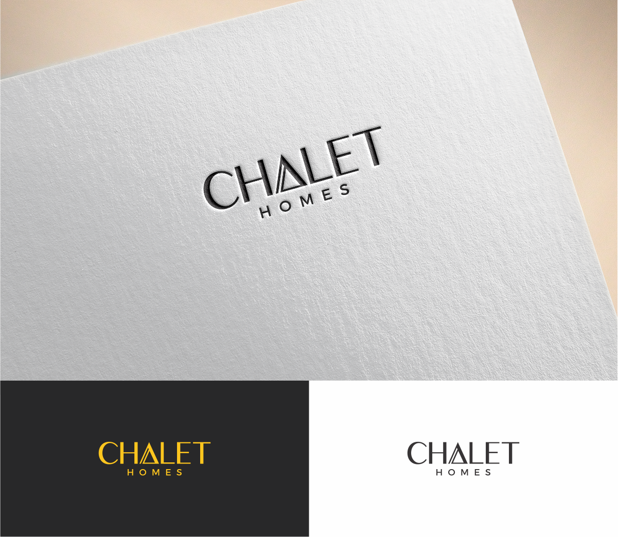 Logo Design by MKR for Chalet Homes | Design #19139257