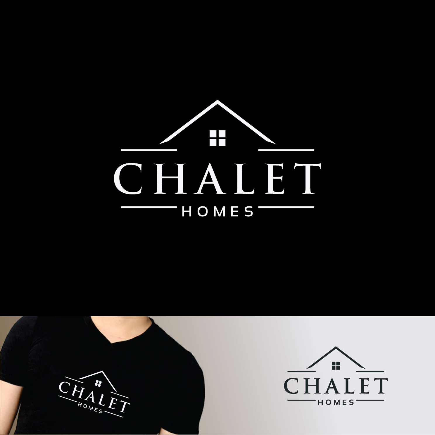 Logo Design by Ode70 for Chalet Homes | Design #19142734