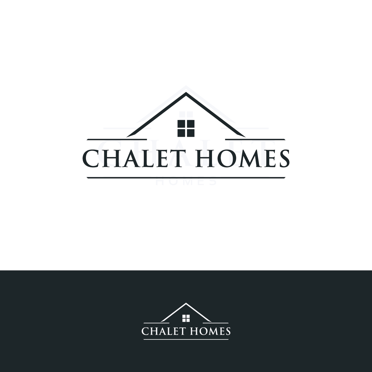 Logo-Design von Ode70 für Chalet Homes | Design #19142740