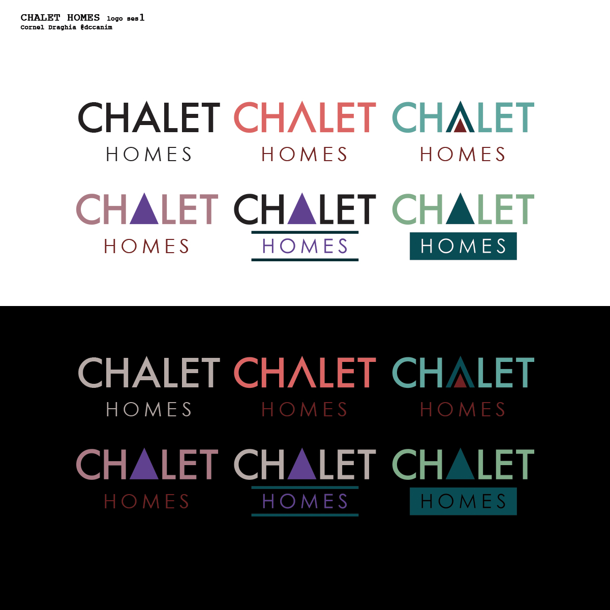 Logo Design by dccanim for Chalet Homes | Design #19146443