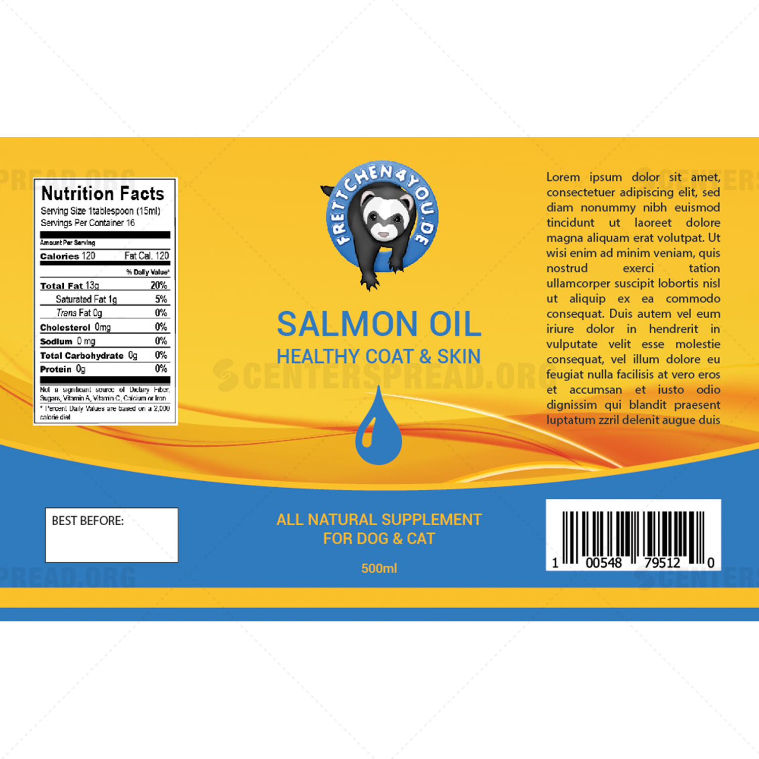 Label Design by CENTERSPREAD for Frettchen4You | Design #19189838