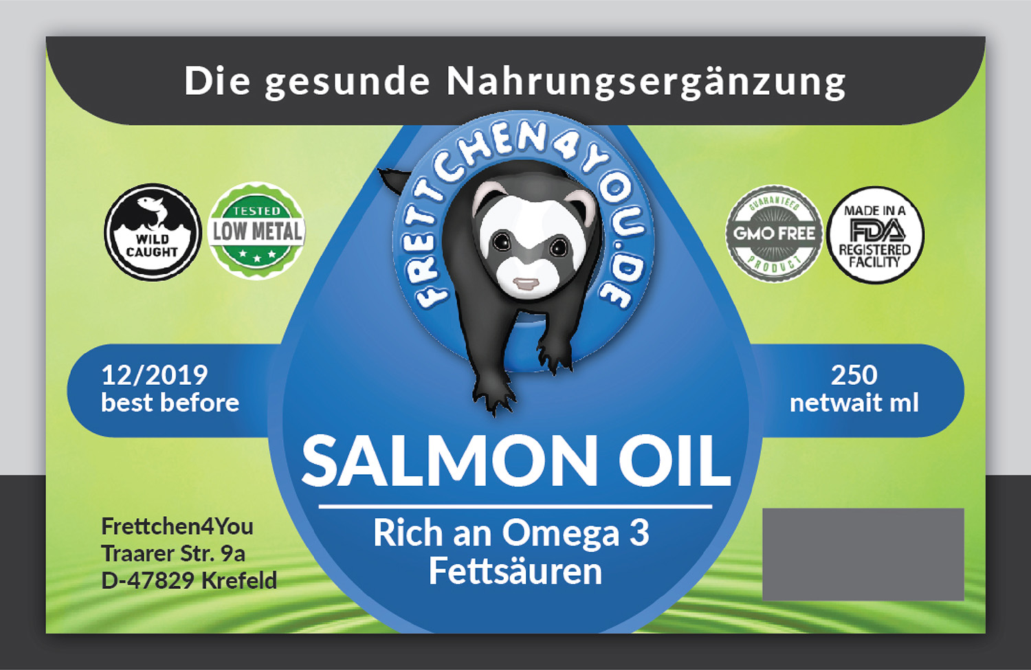 Design Étiquette par Deziners Zone pour Frettchen4You | Design #19139911