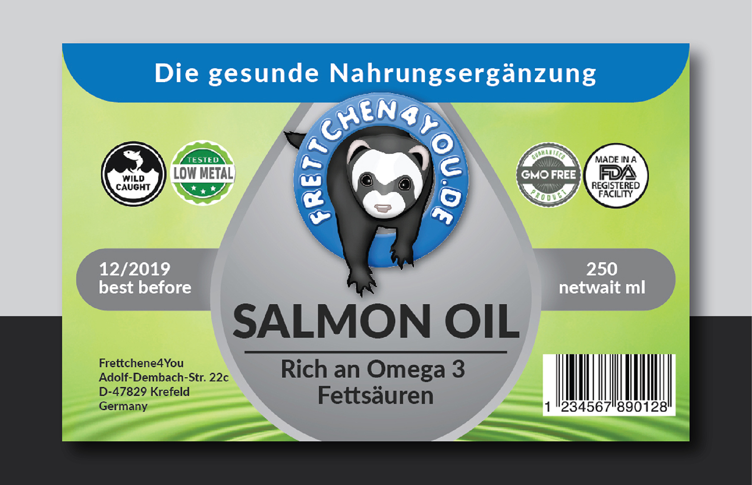 Design Étiquette par Deziners Zone pour Frettchen4You | Design #19144754