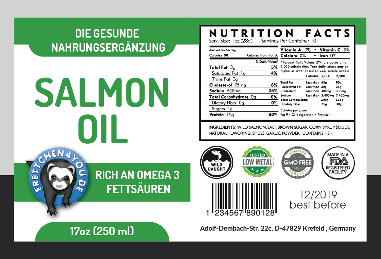 Label Design by Deziners Zone for Frettchen4You | Design #19156242