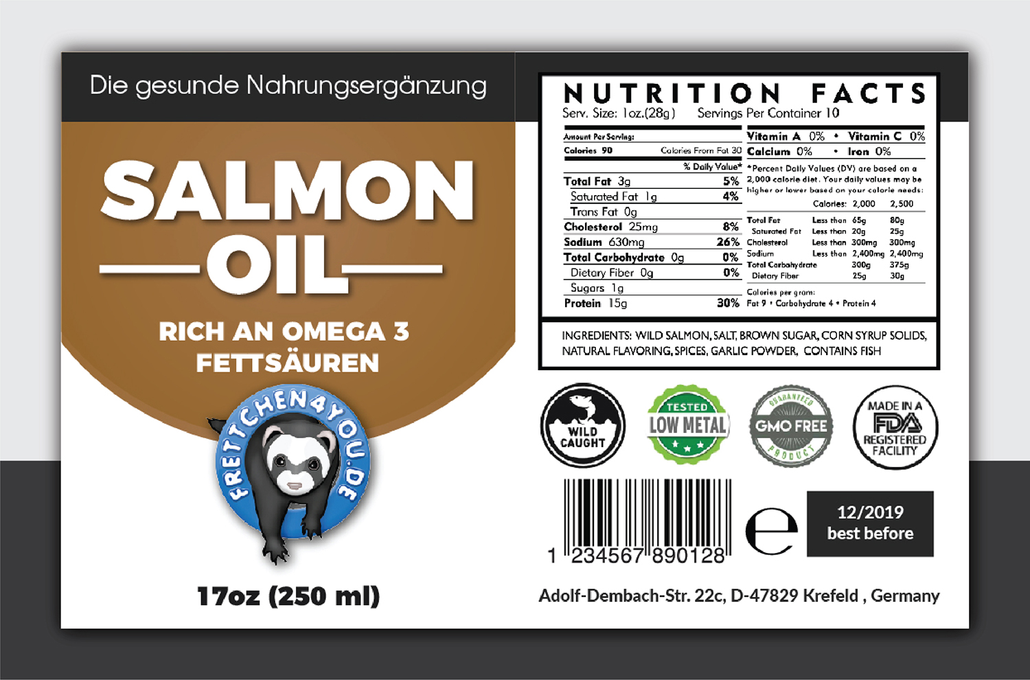 Label Design by Deziners Zone for Frettchen4You | Design #19164694