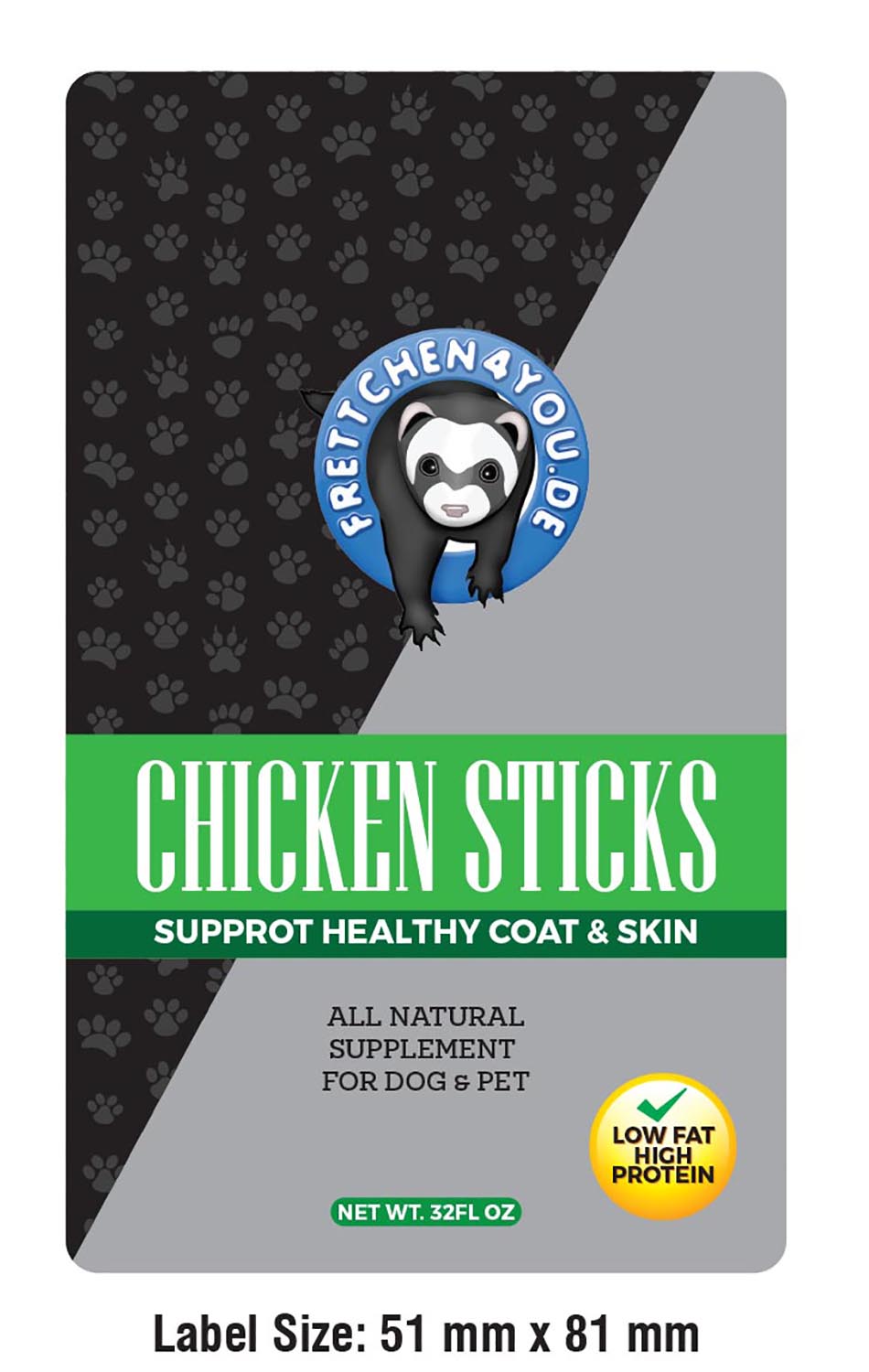 Label Design by Vishal Vishwakarma  for Frettchen4You | Design #19212794