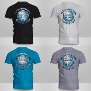 Christ is my guiding light | T-shirt Design by Kero