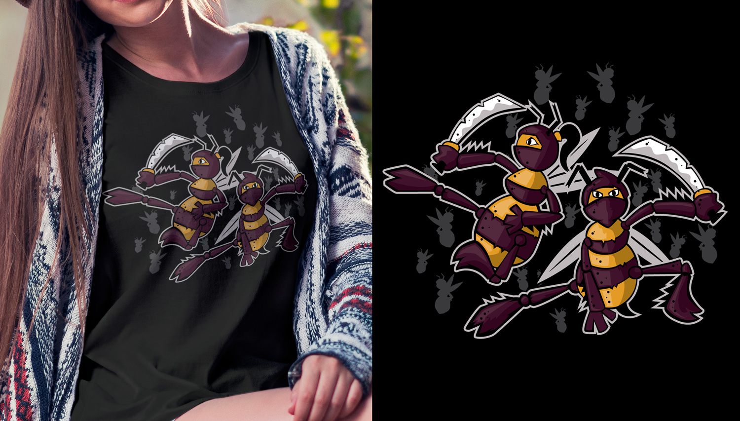 T-shirt Design by Impressive Solutions for BeeNinja | Design #19147365