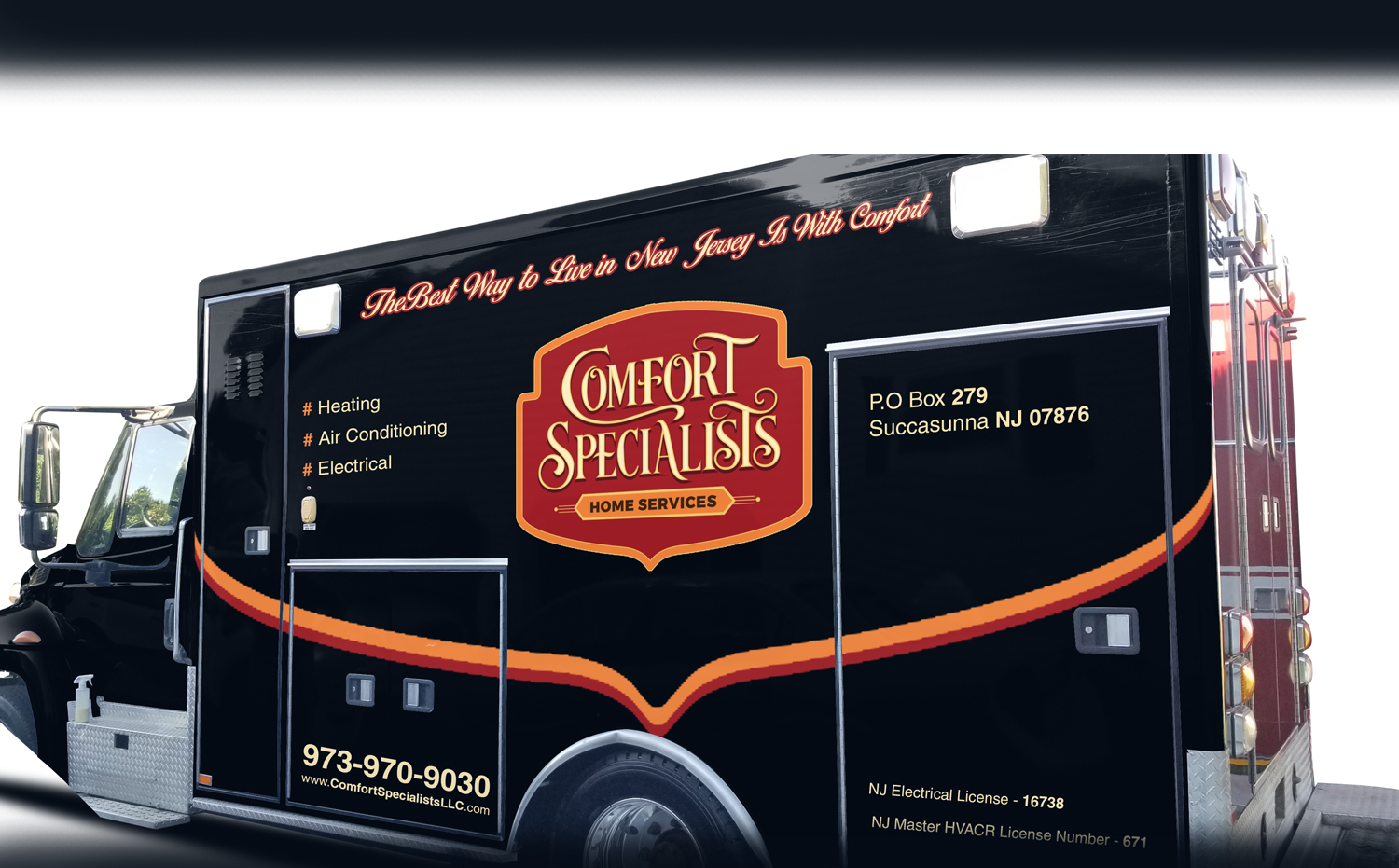Car Wrap Design by RubelRir for comfort specialists llc | Design #19140342