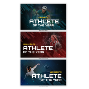 Sports Graphic Templates for Action Photos | Design Graphique par Imazing