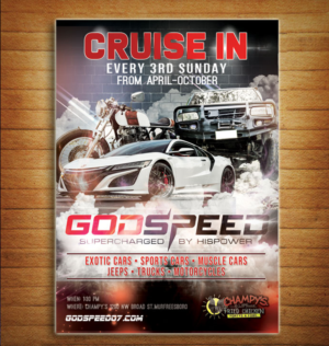 Ceate a flashy Car Cruise-In Flyer for Christian Car Club | Flyer-Design von alessandroevge