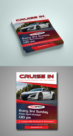 Ceate a flashy Car Cruise-In Flyer for Christian Car Club | Flyer-Design von ecorokerz