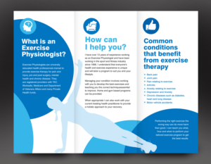 Design de Flyer par rkailas pour Teknique Health & Rehabilitation | Design #19182948