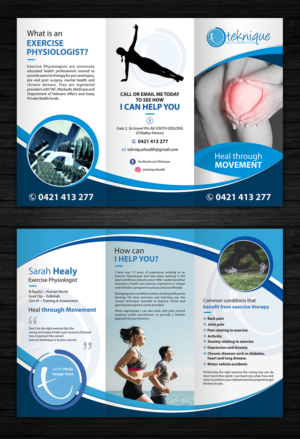 Flyer Design by OwnDesign for Teknique Health & Rehabilitation | Design: #19181676
