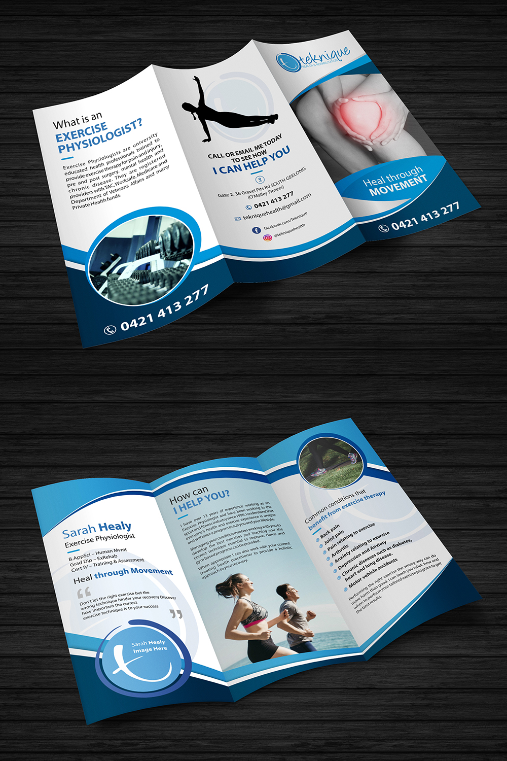 Flyer Design by OwnDesign for Teknique Health & Rehabilitation | Design #19181677