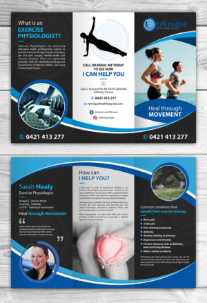 Diseño de Flyer por OwnDesign para Teknique Health & Rehabilitation | Diseño: #19202218