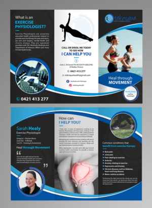 Diseño de Flyer por OwnDesign para Teknique Health & Rehabilitation | Diseño: #19210288