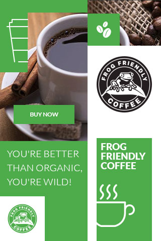 Banner Ad Design by Impressive Solutions for Frog Friendly Coffee | Design #19148302
