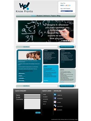 Online Advice via Video Site requires Cutting Edge Homepage | Web-Design von CutCorner Creatives