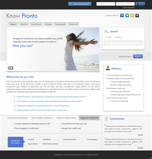 Web Design by pb for this project | Design: #676952