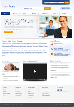 Web Design by pb for this project | Design: #682636