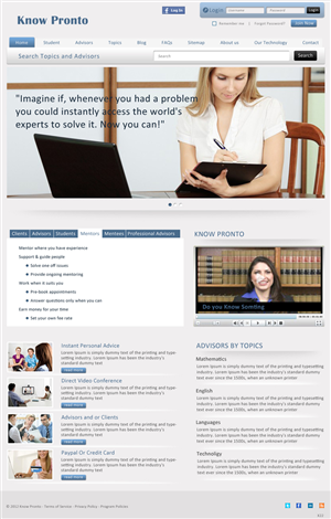 Web Design by pb for this project | Design: #686847
