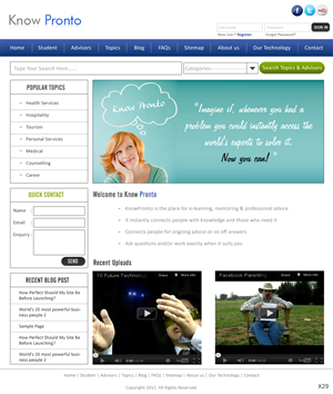 Web Design by pb for this project | Design: #686849