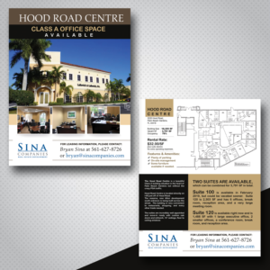 Flyer Design by uk for Sina Companies LLC | Design: #19191623