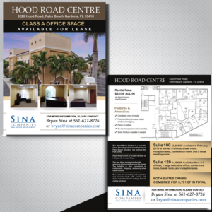 Flyer Design by uk for Sina Companies LLC | Design: #19250463