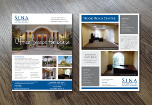 Flyer Design by Alexandar for Sina Companies LLC | Design: #19220681