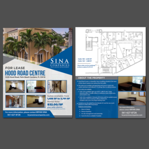 Commercial Real Estate for Lease Listing Flyer | Diseño de Flyer por Schöpfer