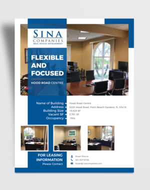 Flyer Design by ilovedesign1 for Sina Companies LLC | Design: #19147419