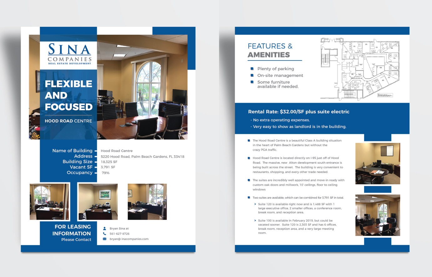 Diseño de Flyer por ilovedesign1 para Sina Companies LLC | Diseño #19147437