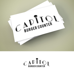 CAPITOL burger counter | Logo Design by ClearDesign