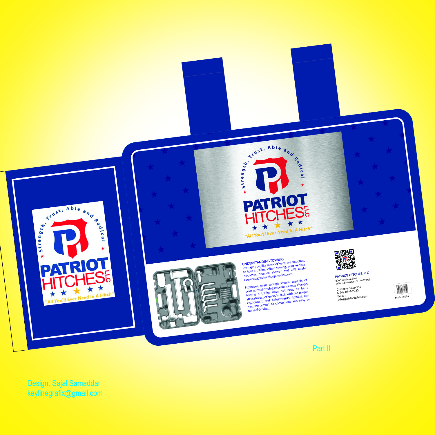 Packaging Design by Sajal Samaddar for Patriot Hitches, LLC | Design #19167749