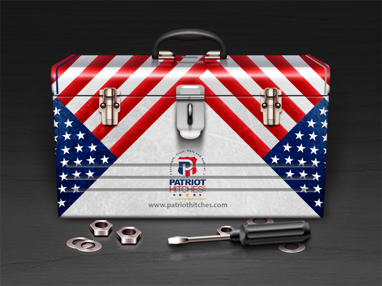 Verpackungs-Design von TGDesigns für Patriot Hitches, LLC | Design #19177860