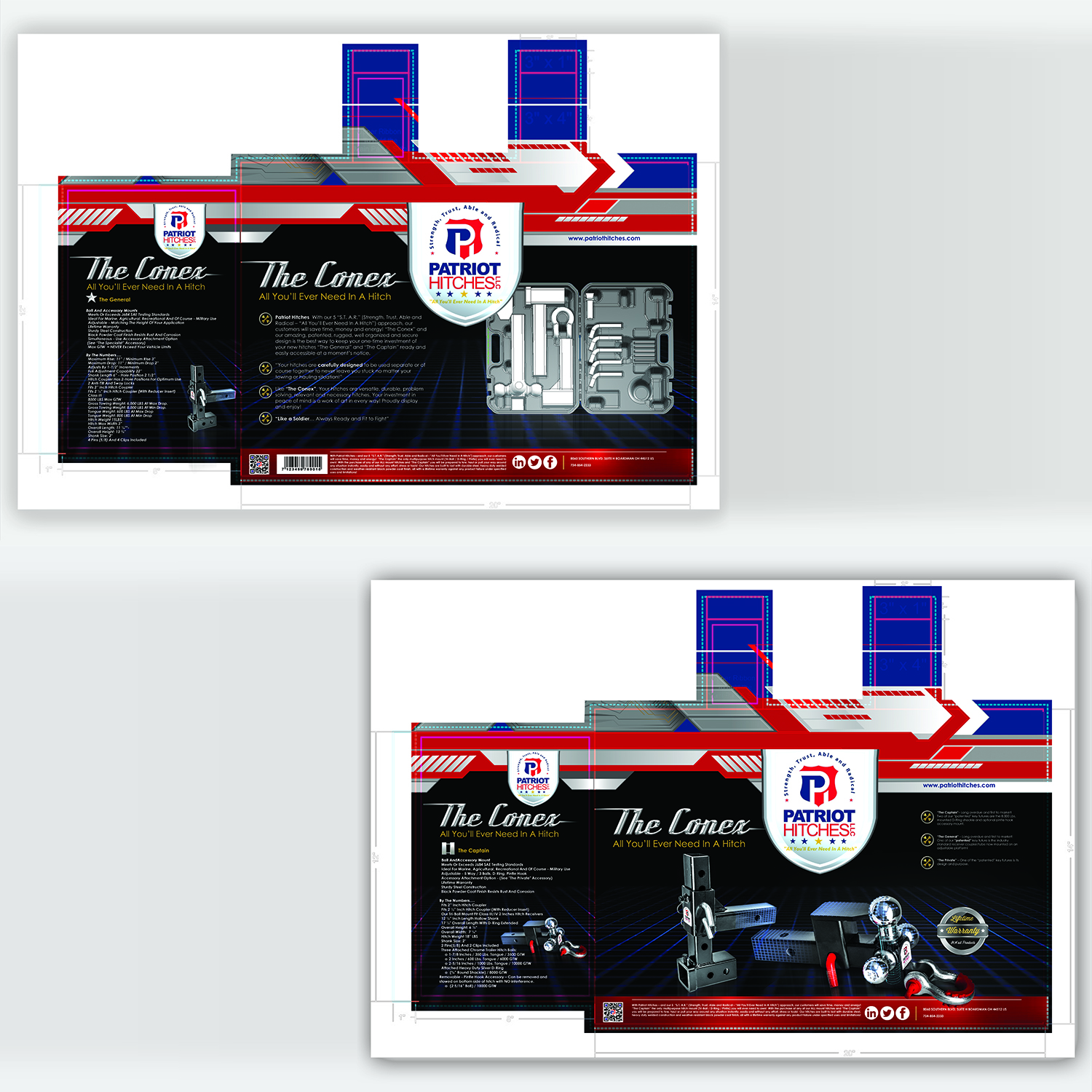 Design Emballage par SAI DESIGNS pour Patriot Hitches, LLC | Design #19319298