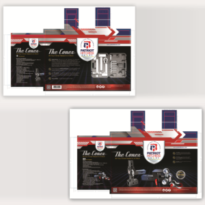 The Conex - Toolbox Wrap for holding vehicle hitches | Diseño de Empaque por SAI DESIGNS