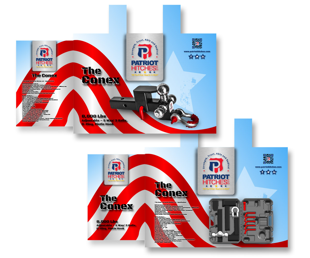 Packaging Design by vpt_creations for Patriot Hitches, LLC | Design #19192408