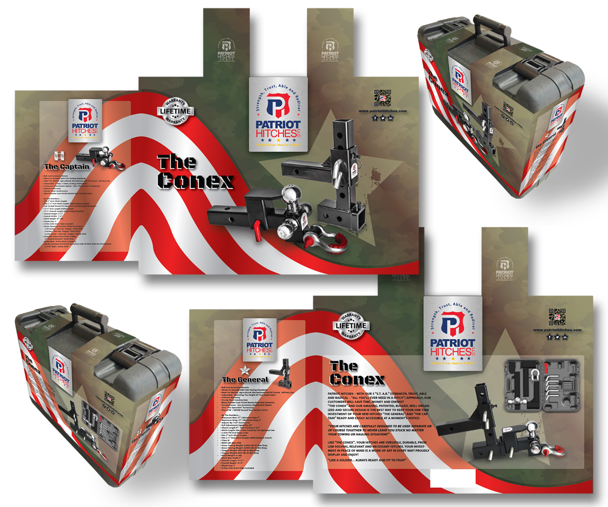 Packaging Design by vpt_creations for Patriot Hitches, LLC | Design #19288301