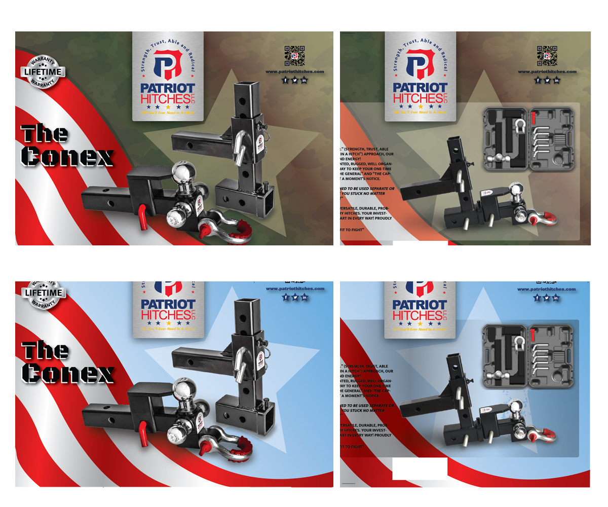 Verpackungs-Design von vpt_creations für Patriot Hitches, LLC | Design #19309440