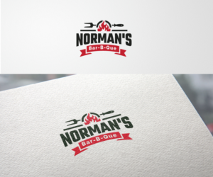 Norman's Bar-B-Que | Logo Design by Ena