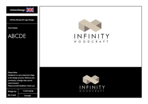 Logo Design by [n]visionDesign for Infinity Woodcraft | Design #19135449