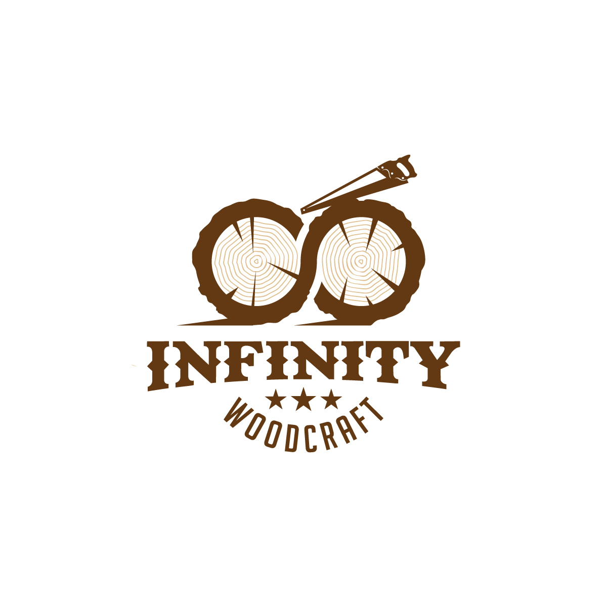 Diseño de Logo por creative.bugs para Infinity Woodcraft | Diseño #19137054
