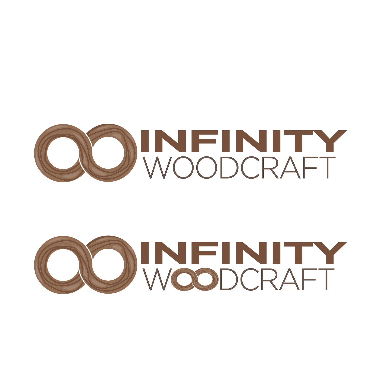Logo Design by unadversaIstudio for Infinity Woodcraft | Design #19135788