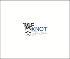 Top Knot Hair Studio | Logo Design by Mihaela