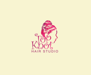Top Knot Hair Studio | Diseño de Logo por GenArt
